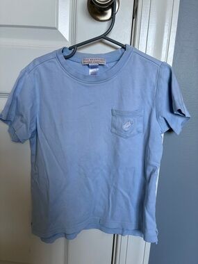 The Beaufort Bonnet Company Pale Blue Kids Pocket Tee